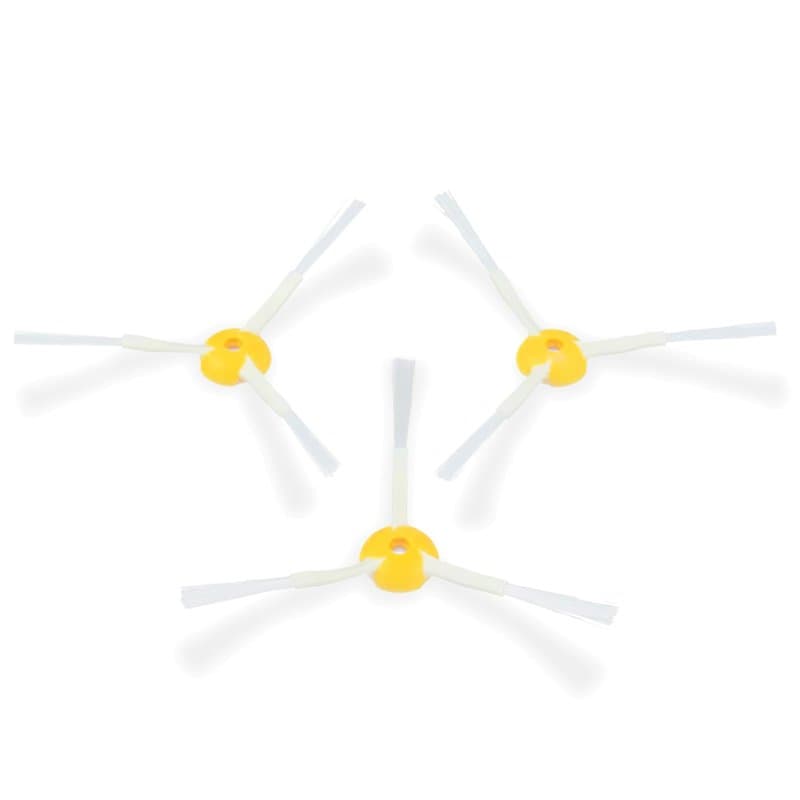 INF Pack de 3 brosses latérales pour iRobot Roomba série 500/600/700, Accessoires de pièces de Rechange, brosses latérales en AB