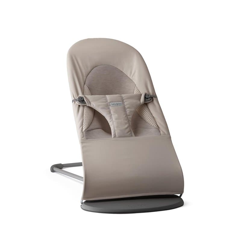 BabyBjörn Transat Balance Soft, Tissé/Jersey, Tri-Fabric, Gris Sable