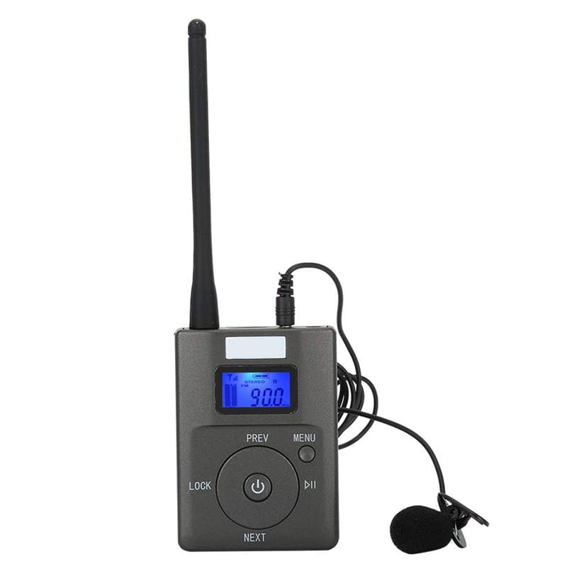 Émetteur FM sans Fil, Adaptateur Audio stéréo pour écran LCD numérique, Prise en Charge de la Carte TF et de l'entrée AUX, émett