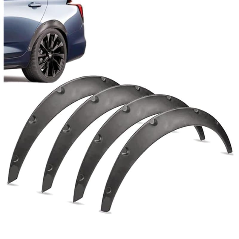 Élargisseur de l'Aile, 4 Pièces Universel Fender Garde-Boue, 80cm Roue Avant-arrière Protège-Boue pour SUV Tout-Terrain