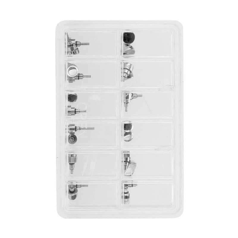 Raguso Clés de Bouton de Montre-Bracelet, 12 grilles/boîtes, Bouton-Poussoir de Montre, Plusieurs modèles, antirouille, Facile à