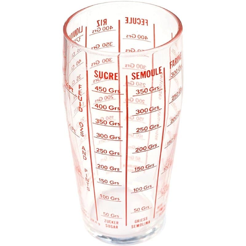 Les Colis Noirs LCN - Verre Doseur en Verre 58cl - Mesure Mesurer Doser Ustensile Cuisine - 271