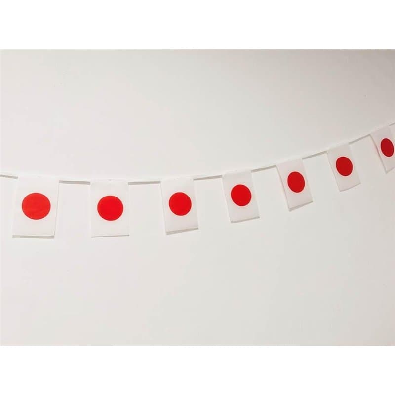 Pandiui23 Lot de 40 drapeaux japonais 11,4 m pour décoration de bar de jardin (Japon)