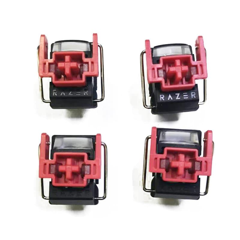 VERBENA Commutateur optique linéaire V2 Slient Liner rouge remplaçable à chaud pour clavier mécanique Razer Huntsman