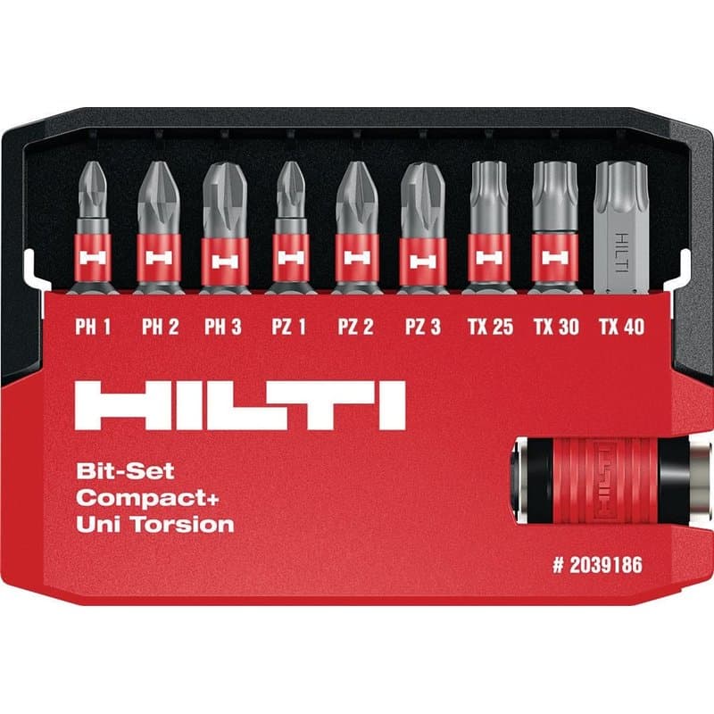 HILTI Foret de torsion pour kit de bits S-BSC+ UNI 25/1" T (10)