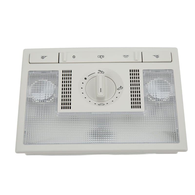 Akozon Éclairage Intérieur de Camping-car, Lampe de Lecture à Dôme Gris 6Q0959613A Remplacement D'accessoire de Voiture 6QD94710