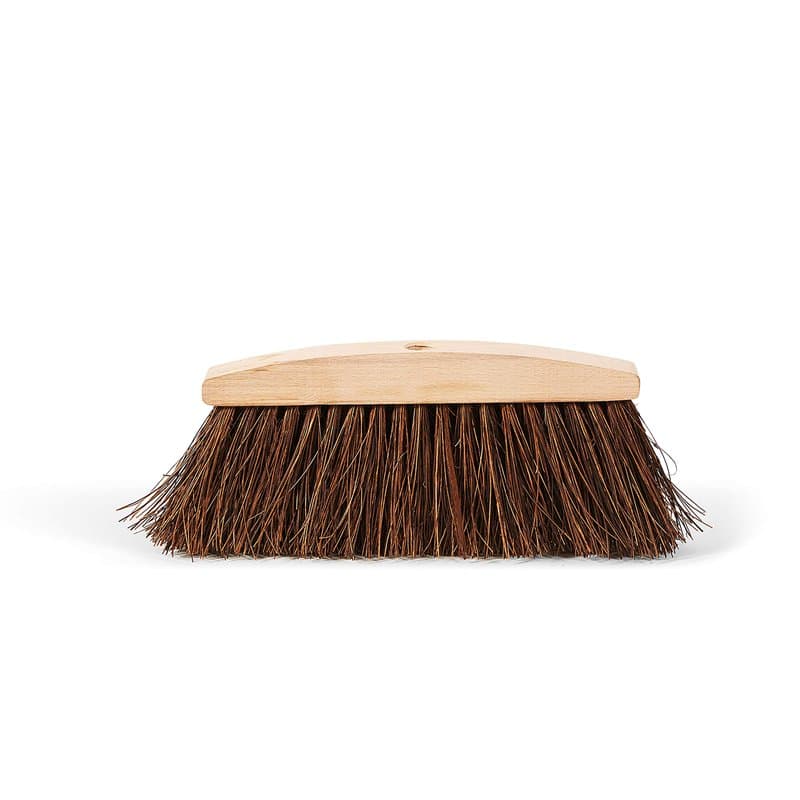 Parfait Eco, Chesnut 0002, Balai en Fibre de Palme et Coccia Bois Naturel, écologique, 34 x 5 x 14 cm