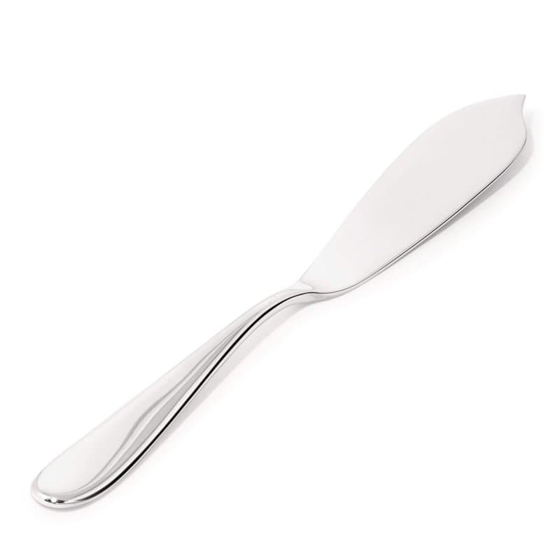 Alessi 5180/20 Nuovo Milano Couteau de Service Pour Poisson en Acier Inoxydable 18/10 Brillant, White