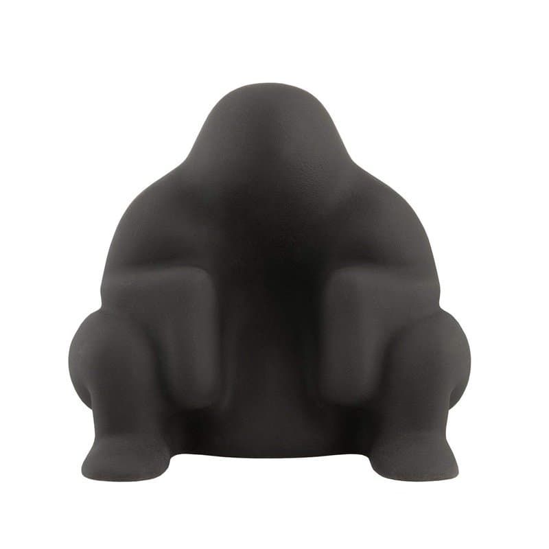 Alessi Dédé PS18 B - Bloque-Porte Design en Résine Thermoplastique, Noir