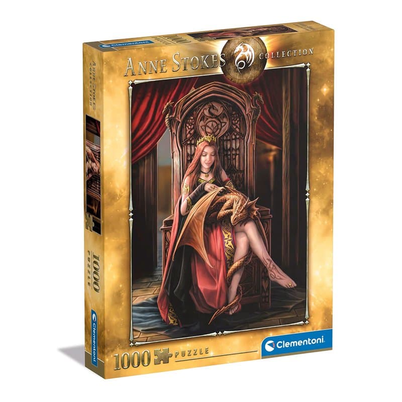 Clementoni- Friends Forever Anne Stokes Collection Forever-1000 Pièces-Puzzle, Divertissement pour Adultes-Fabriqué en Italie, 3