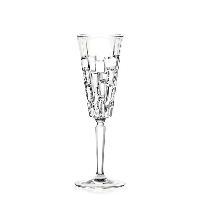 RCR 27437020006 Etna Flûte à champagne, lot de 6, 190 ml, passe au lave-vaisselle, idéal pour les nouveaux propriétaires ou les