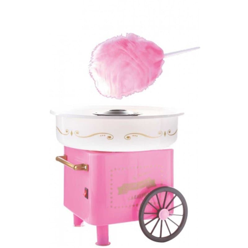 Graziano, Machine à sucre filé 500 W "Old Fashioned" - Bol amovible, facile à utiliser et à nettoyer