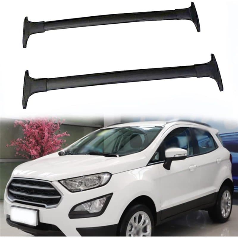 Aluminium, 2 Pièces Barres Toit de Voiture, Barres Transversales, Porte Bagages, Porte-Bagages Vélo Verrouillable, Rails Support