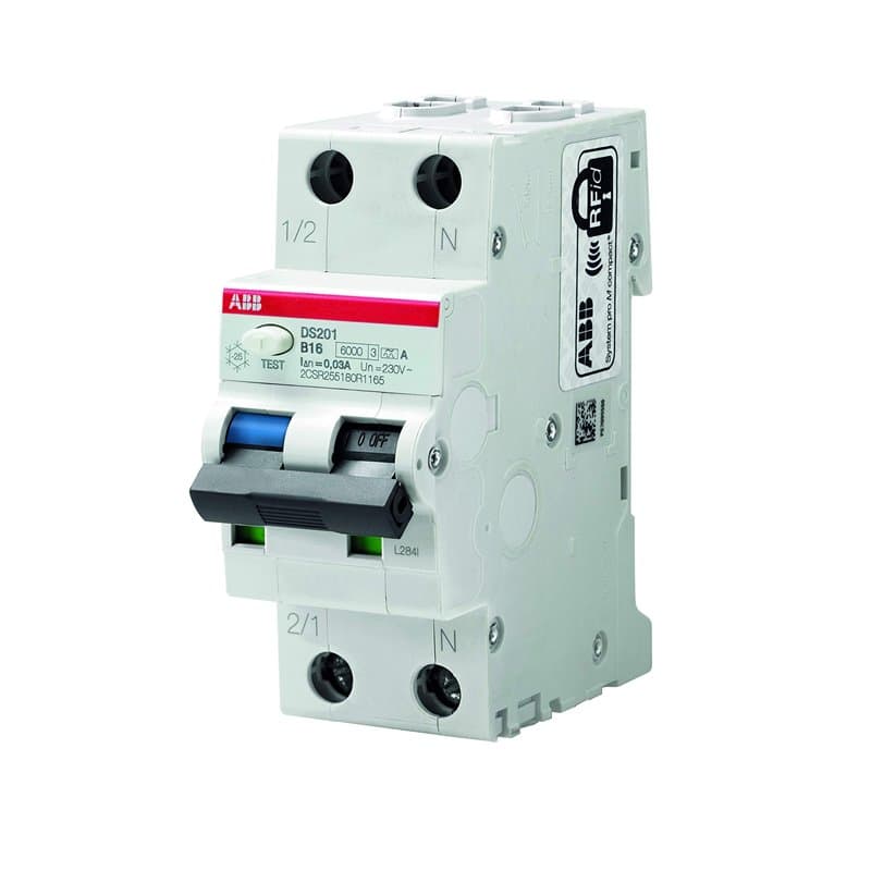 ABB DS201 C32 Disjoncteur à courant résiduel, 32 A (2CDS251001R0134)