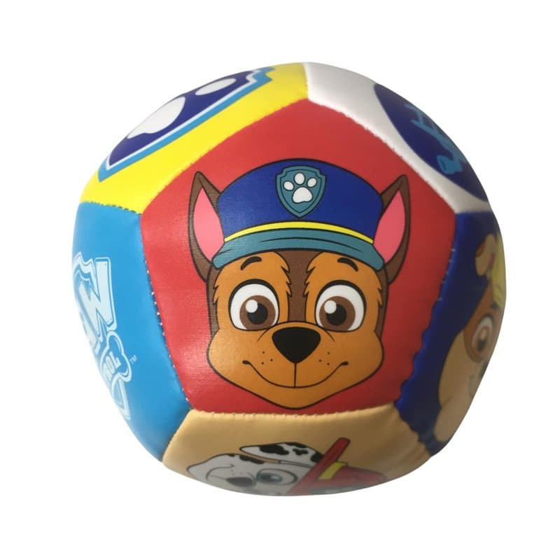 ODS - Paw Patrol, Baby Ball Ultra Soft, Boule Souple 12 cm, Jeu Petite enfance, avec Personnages Paw Patrol, Âge recommandé +6 M