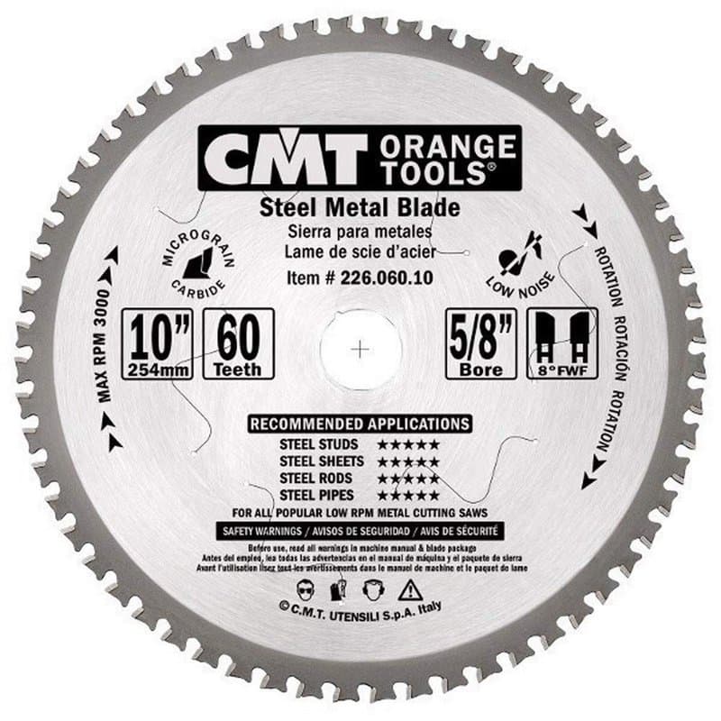 CMT Orange Tools 226.048.09M – Lame de scie circulaire pour métaux 235 x 2,2 x 30 mm, Z 48, FWF 8°