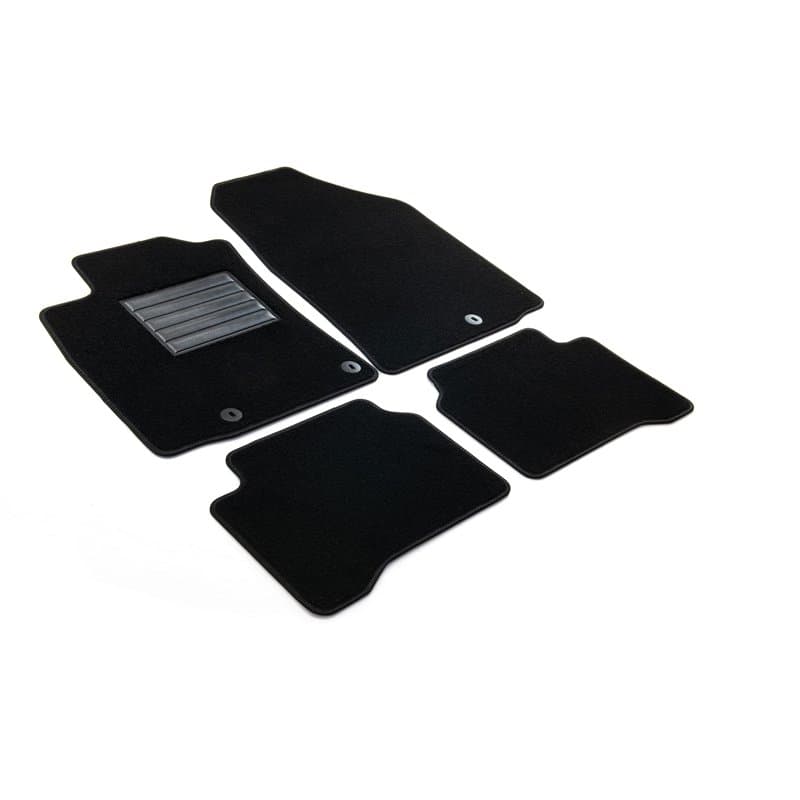 MTM SP-7443 Tapis sur Mesure en Velour pour Hyundai Ioniq Hybrid Plug-in Hybrid 2016>06.2022, black