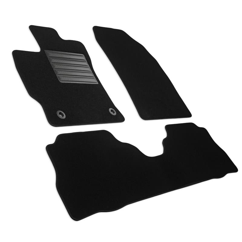 MTM SP-7645 Tapis sur Mesure en Velour pour Toyota Prius + 2011>2018, black