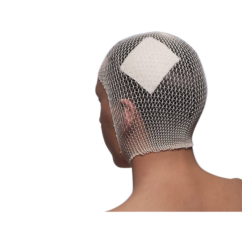GIMA Surgifix - Filet Tubulaire Élastique Poly, Taille 6, pour Fixation de Compresses, Gaze et Pansements de la Tête, Longueur d