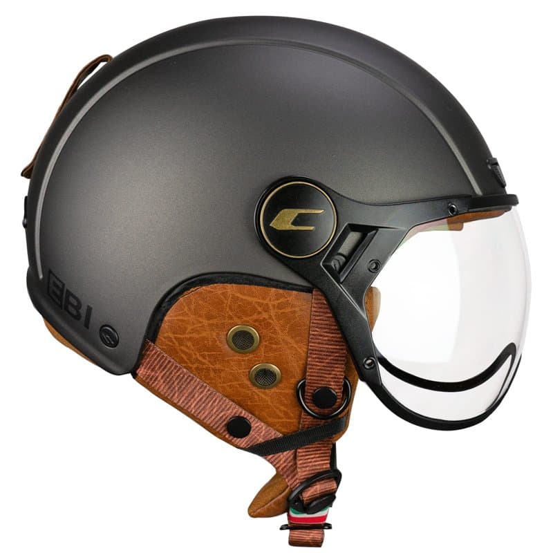 CGM Ebi Casque Ski Adulte Unisexe, Graphite satiné, XXL (61cm)