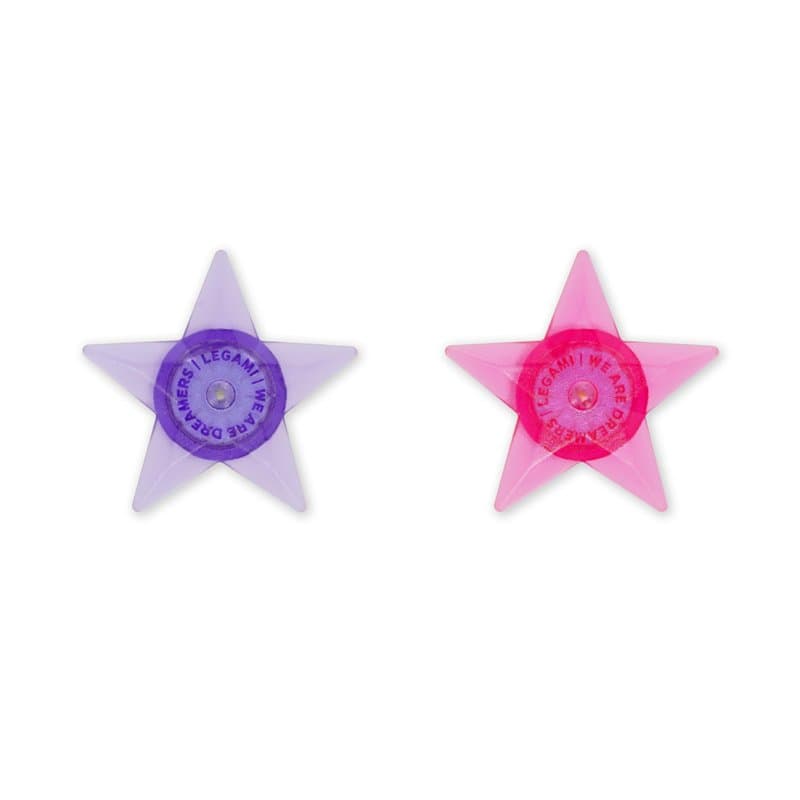 Legami - Lot de 2 lumières pour Les Rayons de vélo - Ride & Shine, lumière Blanche, lumières de Roue de vélo, pour Enfants, garç