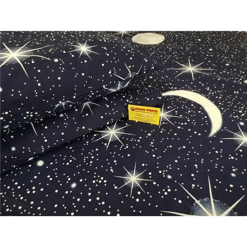 PAGO POCO Parure de lit en flanelle pour lit double, motif géométrique, drap plat, 240 x 280 cm, drap housse 180 x 200 + 25 cm,