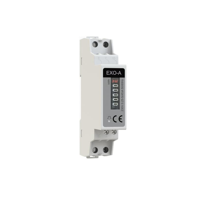 plikc - Compteur d'électricité monophasé à 6 chiffres - analogique - modulaire EXO-A