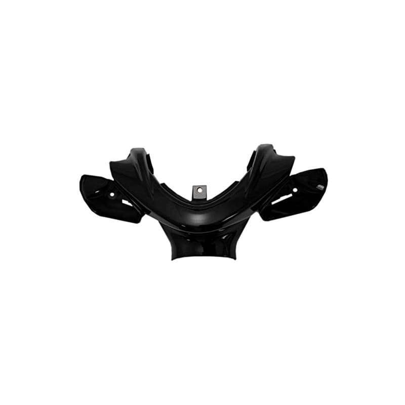 one by camamoto cod 77366730 carénage en Plastique Couvercle de Guidon carénage Avant Noir Brillant Compatible avec MBK Nitro/Ya