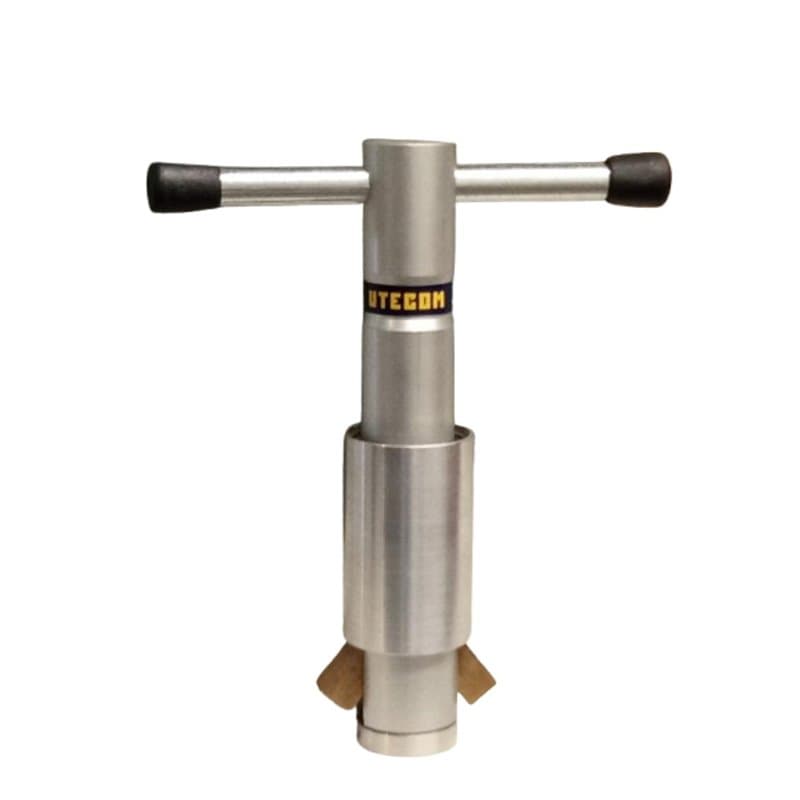 UTECOM Clé pour bonde, outil pour l'installation et le remplacement des bondes, réglable 1-1,25 pouces, corps en aluminium anodi