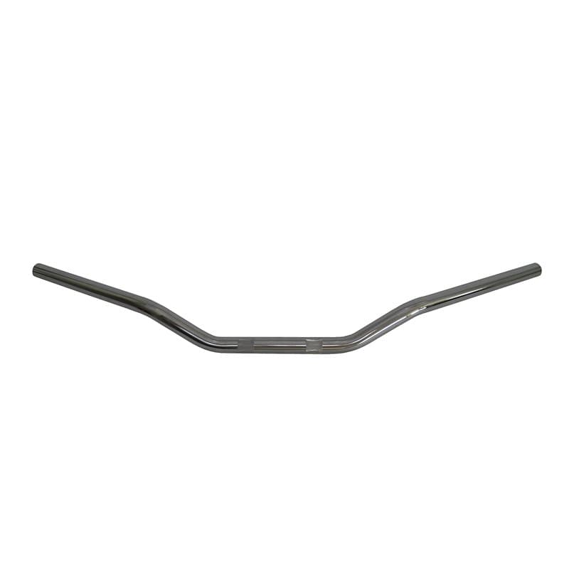 Guidon Accossato chromé pour Suzuki GSX BANDIT de 1997 à 2003 (CC 750), Plie Moyenne (131 mm), en acier, diamètre constant 22 mm