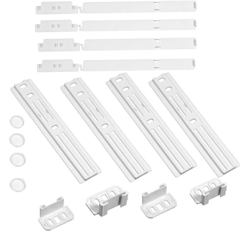 DL SERVICE Kit de Montage de Porte Encastrable Universel puor réfrigérateur, congélateur - Compatible avec Bauknecht, Whirlpool,
