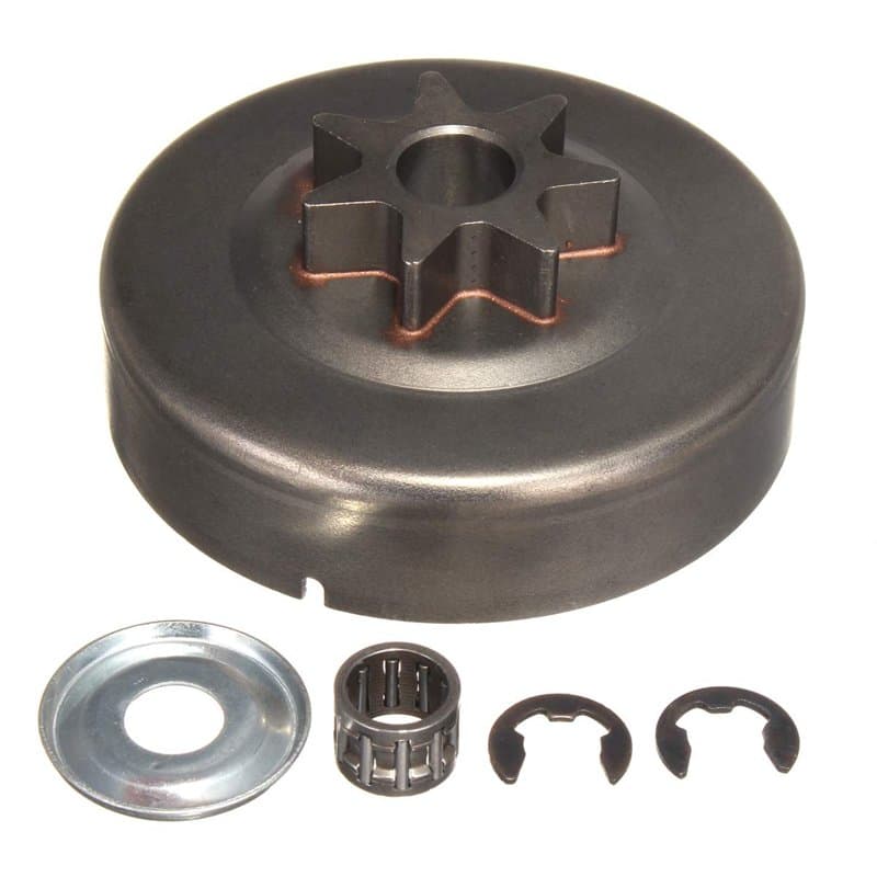 C-FUNN 3/8 7T Embrayage Tambour Pignon Kit De Support pour Stihl 029 039 Ms290 Ms310 Ms390 11256402004 Tronçonneuse