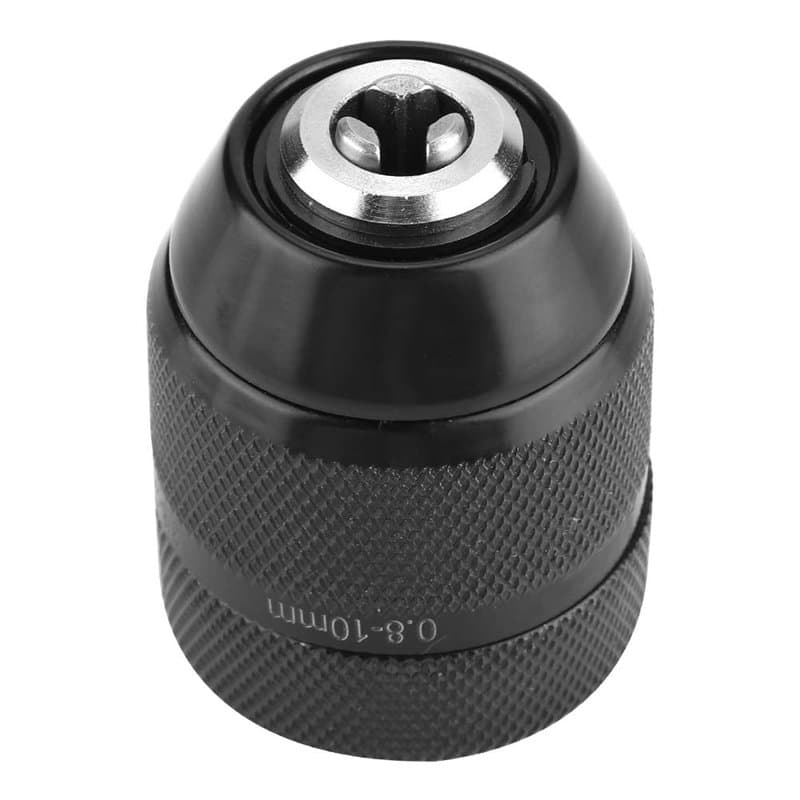 3/8 Mandrin de Perçage Métal du Fil 0.8mm-10mm sans Clé,Mandrin de perçage sans clé professionnel robuste de 3/8-24UNF pour perc
