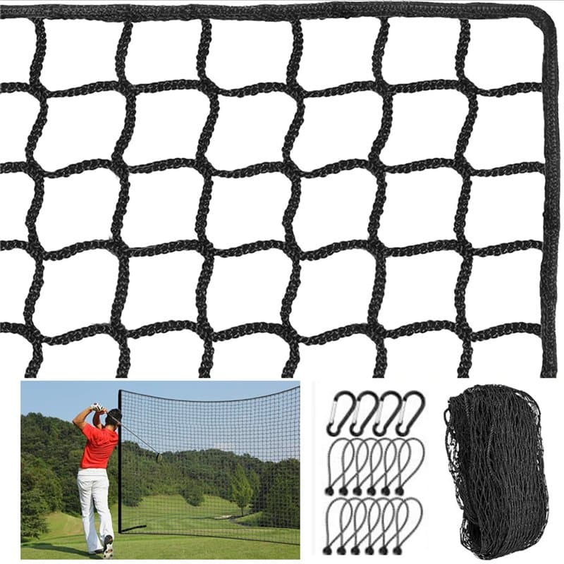 Filet d'entraînement pour Le Golf,6x3m Filet Golf,avec Boucle De Sécurité Et Câble Élastique,Filet d'Entraînement pour Le Golf,B