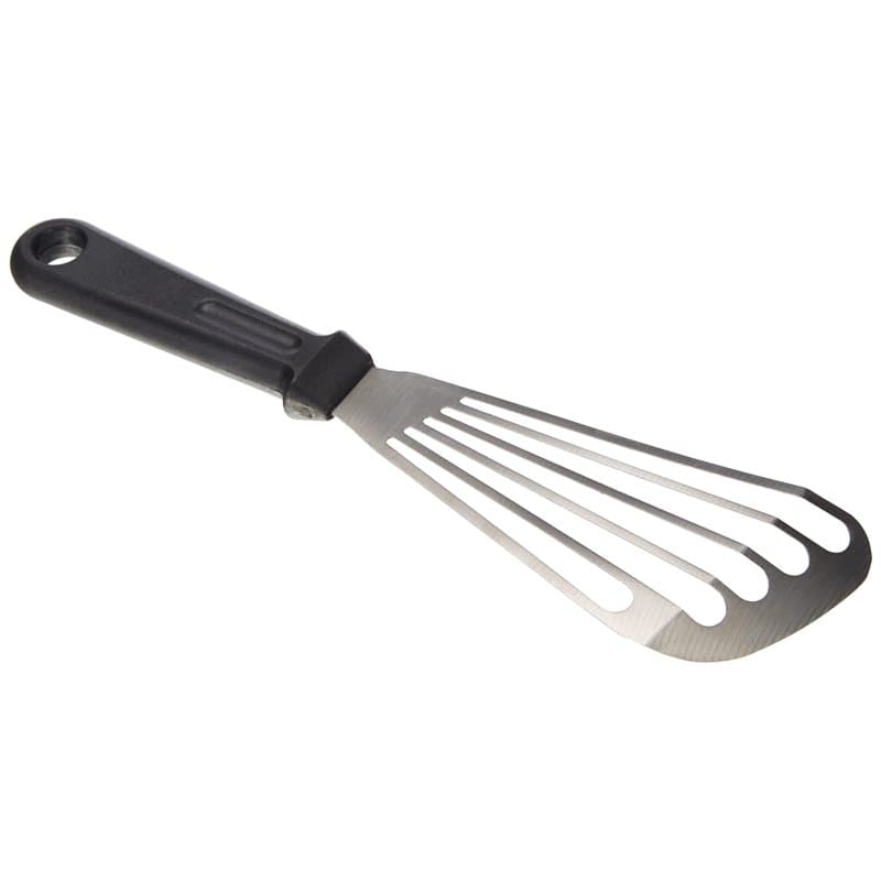 LACOR 60426 Spatule Flexible 30cm à Poisson, Acier Inoxydable, Noir, 17 cm