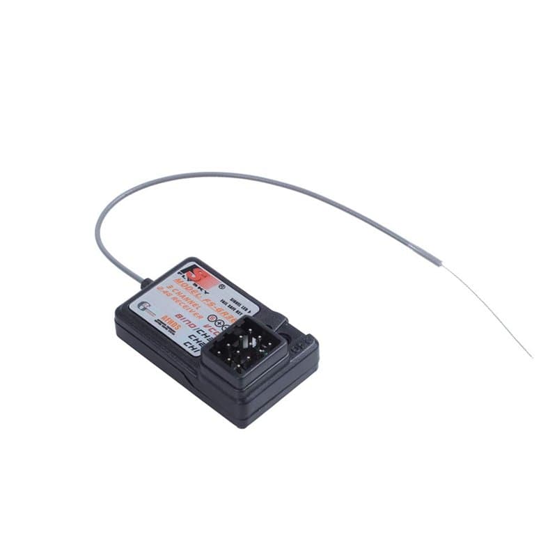 ICQUANZX Flysky FS-GR3E Récepteur 2.4GHz Récepteur pour FS-GT2 FS-GT2B FS-GT3B Émetteur de Bateau Voiture RC FS-GT3C FZ-IT4S
