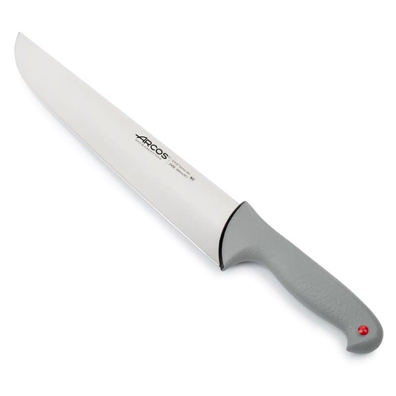 Arcos Couteau de Boucher en Acier Inoxydable Nitrum. Couteau de Cuisine Professionnel pour Viande. Poisson et Légumes. Manche Er