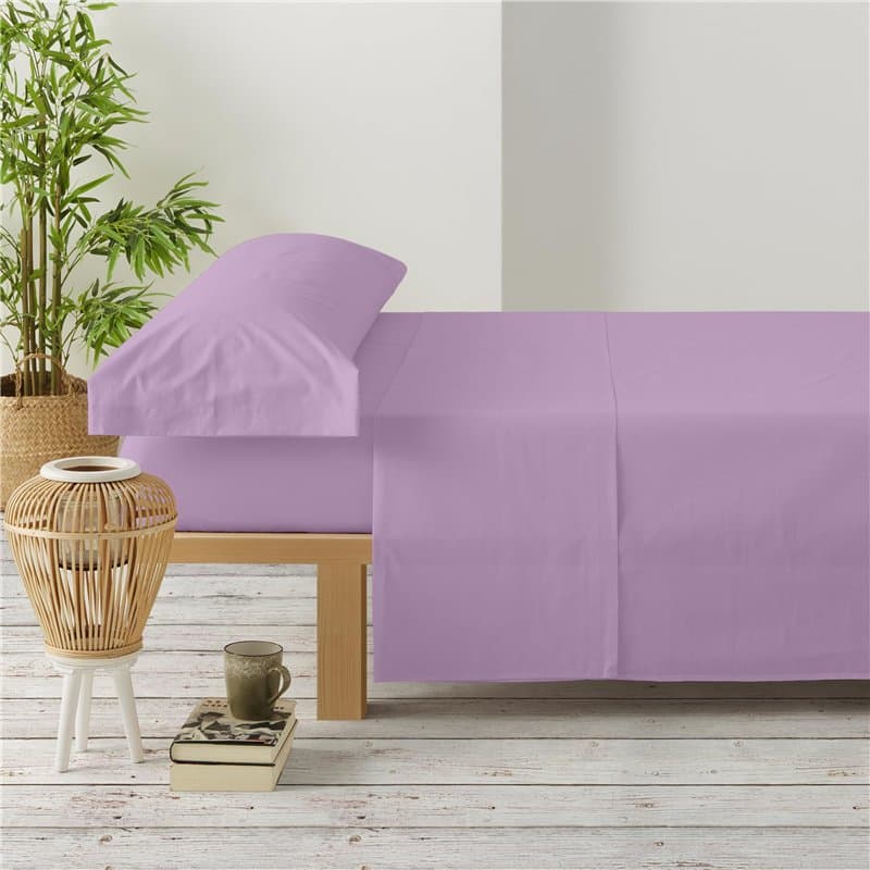 Degrees Home Premium - Parure de lit 105x190 – 3 pièces – Drap Plat 1 Personne – Drap Housse 105x190 – taie d’Oreiller 105x45 –