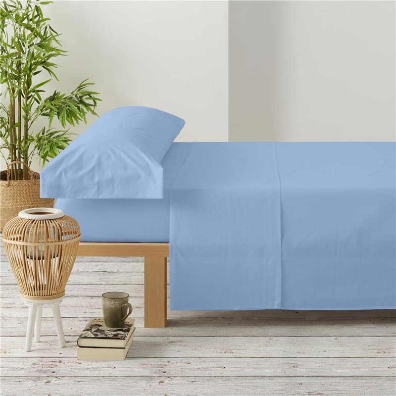 Degrees Home - Collection - Parure de draps 3 pièces - Drap Housse, Drap de Dessus et taie d'oreiller - Lit 90 cm - 100% Polyest