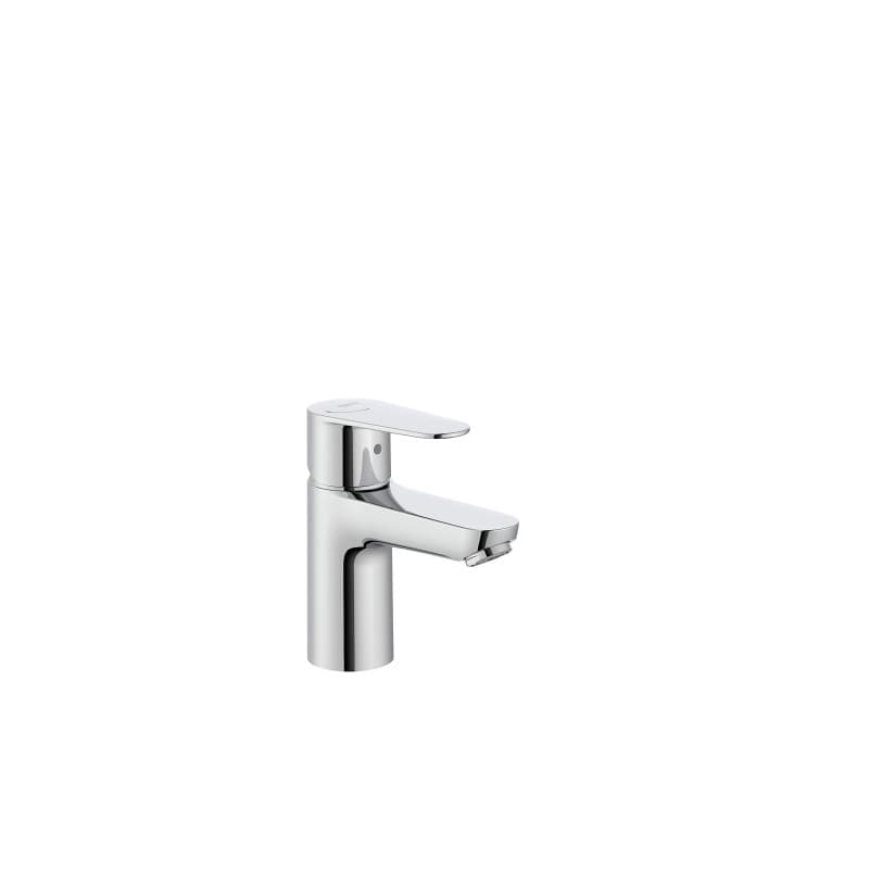Roca Victoria Plus Robinet de lavabo avec technologie ColdStart, mitigeur d'étagère avec liens d'alimentation flexibles, mitigeu