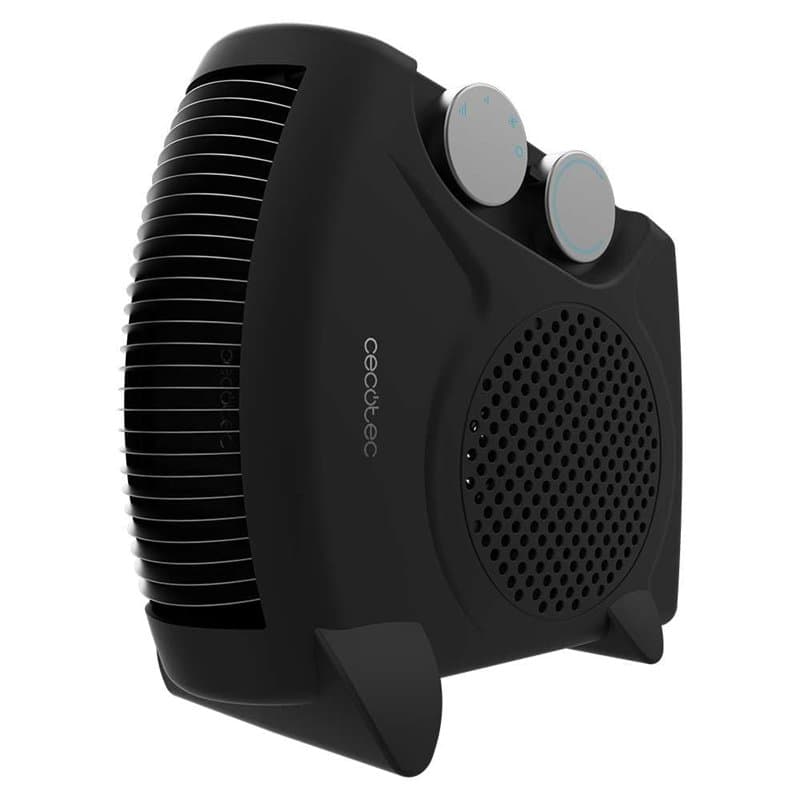 Cecotec Chauffage d'Appoint ReadyWarm 2000 Max Dual Noir. 2000 W, 3 Modes de Fonctionnement (Froid/Chaud/Très chaud), Léger, The