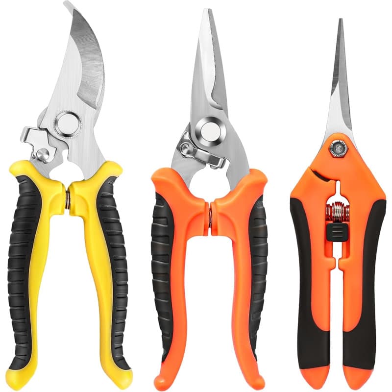 X3 Secateur De Jardin. Sécateurs De Jardinage X3 – Outils De Jardinage Précis | Petits Sécateurs Ergonomiques Pour Le Jardin
