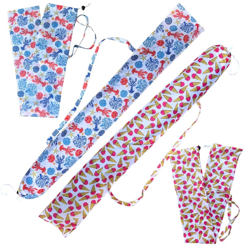 X2 Sac Parasol De Plage. Housse Parasol Plage. Accessoires Plage. Housse De Parasol De Plage Avec Poignée Robuste, Accessoire Ou