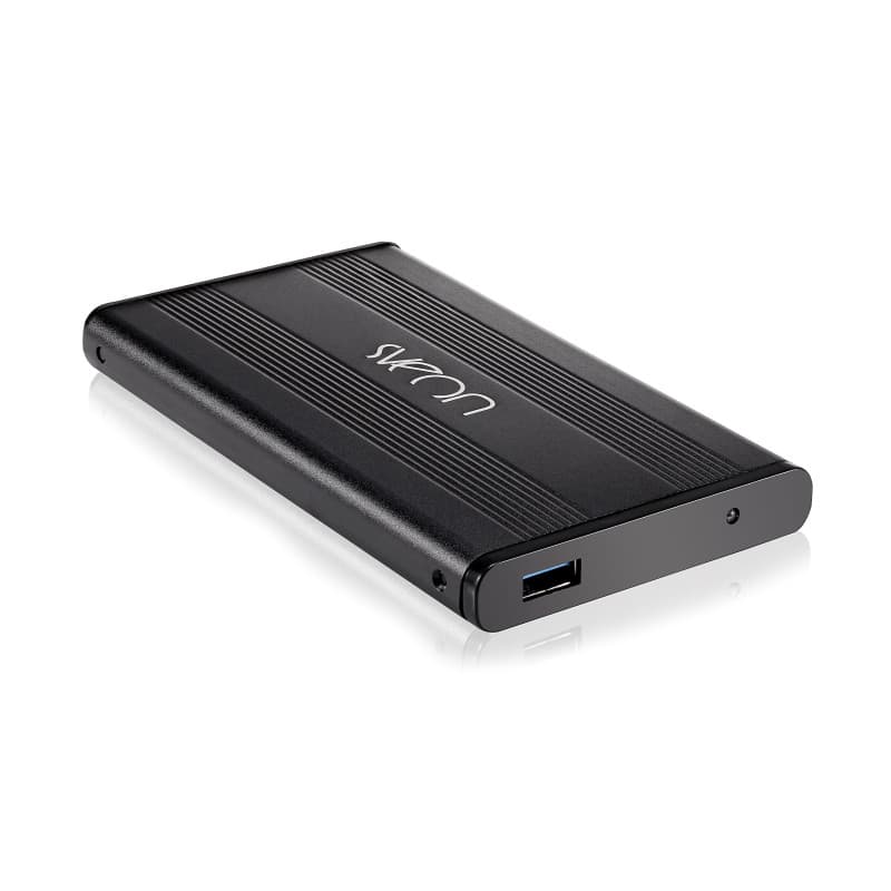 Sveon -STG062 - Boîter Externe pour disques durs 2.5" - USB 3.0 - Aluminum - Noir