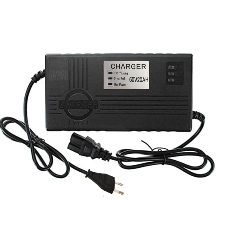 C-FUNN 60V 20Ah Chargeur De Batterie pour Scooters Vélos Électriques E-Bike