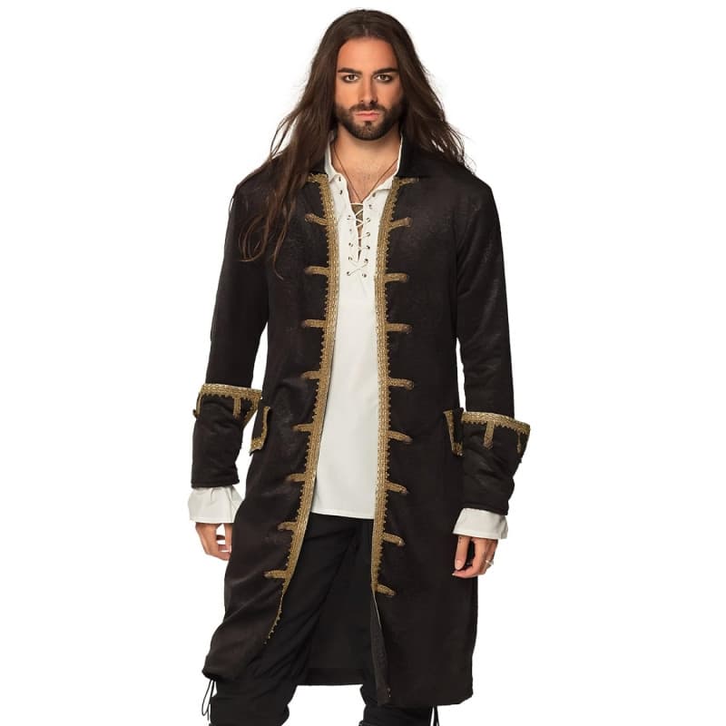 Boland - Veste de pirate pour homme, déguisements de carnaval pour homme, corsaire, flibustier, costume, carnaval, fête à thème,