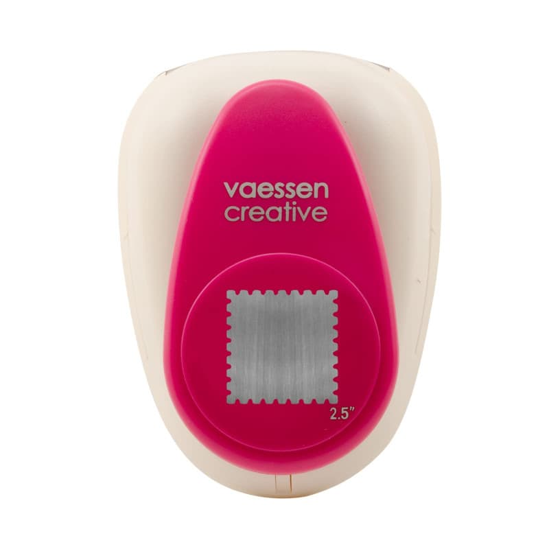 Vaessen Creative Perforatrice Timbre - 4.5 x 4.5 cm - pour Projets DIY, Papier Scrapbooking, Plastique Fou, Bullet Journaling, C