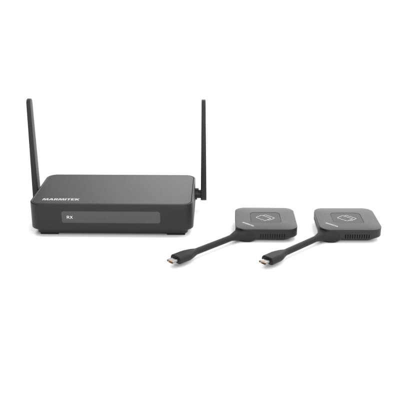 Stream 4K Pro KIT (2TX/1RX) - Système de présentation sans Fil avec 1 émetteur (clé USB-C) et 1 récepteur - Système de présentat