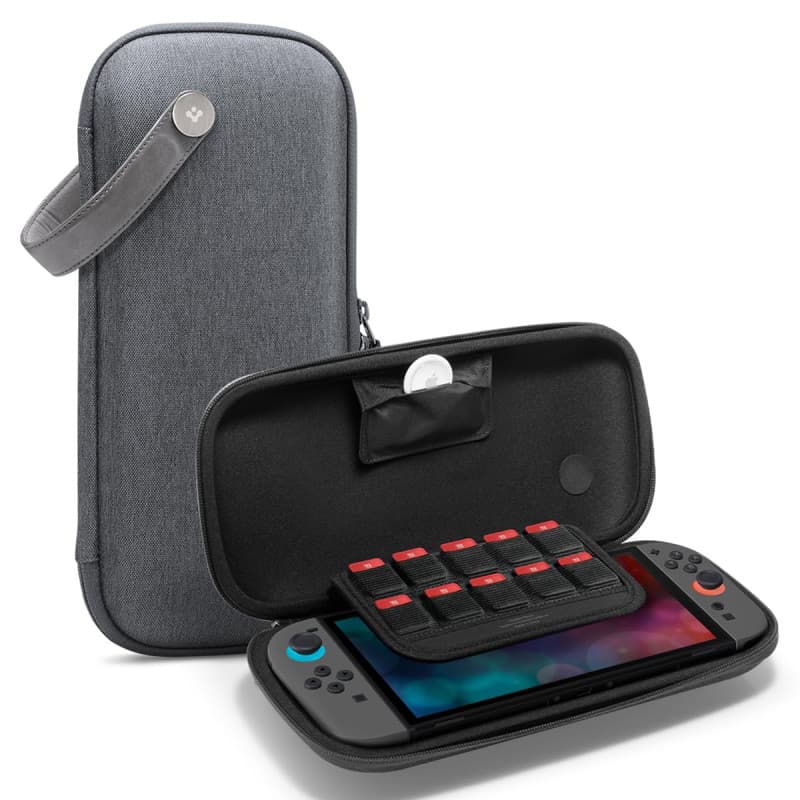 Spigen Klasden Pochette Compatible avec Nintendo Switch 2 2025 Housse de transport avec espace de stockage pour carte de jeu - G