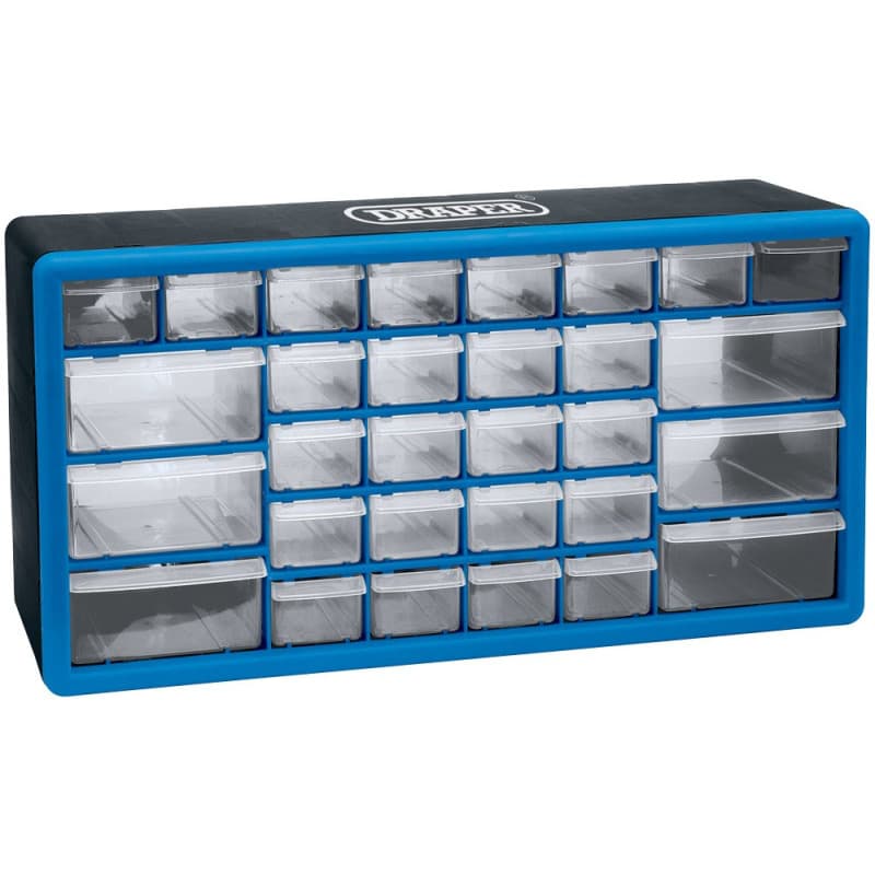 Draper 12015 Module de rangement 30 tiroirs (Import Grande Bretagne), Bleu